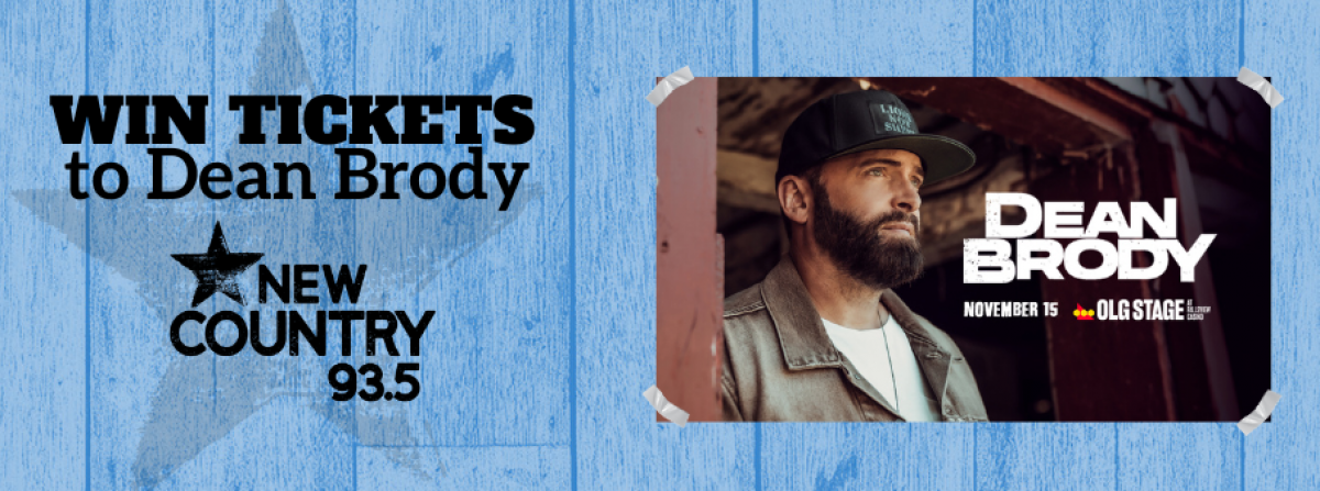 Win Tickets to Dean Brody