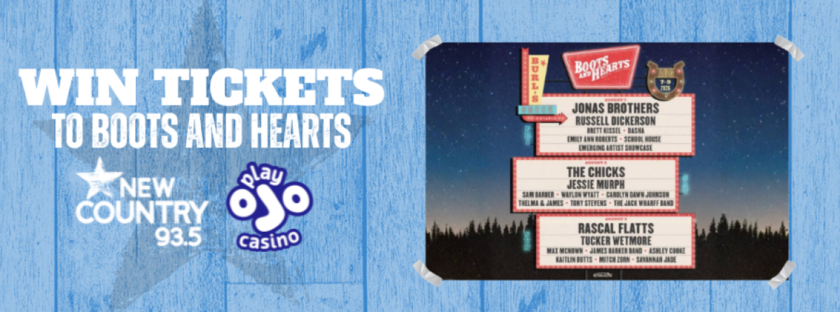 Win tickets to Boots and Hearts