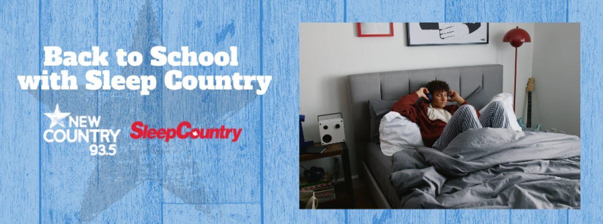 Back to School with New Country 93.5 and Sleep Country